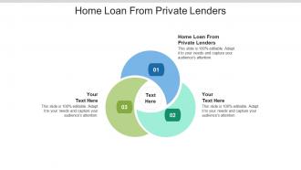 Home loan from private lenders ppt powerpoint presentation infographic template styles cpb