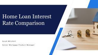 Home Loan Interest Rate Comparison PPT Template VA