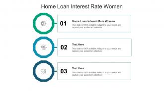 Home loan interest rate women ppt powerpoint presentation file pictures cpb