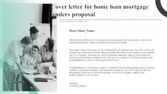 Home Loan Mortgage Lenders Proposal Powerpoint Presentation Slides Visual Colorful