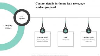 Home Loan Mortgage Lenders Proposal Powerpoint Presentation Slides Ideas Impressive