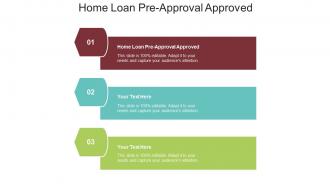 Home loan pre approval approved ppt powerpoint presentation slides guide cpb