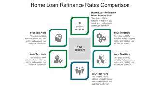 Home loan refinance rates comparison ppt powerpoint presentation outline model cpb