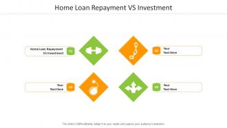Home loan repayment vs investment ppt powerpoint presentation summary structure cpb