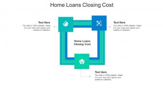 Home loans closing cost ppt powerpoint presentation icon picture cpb