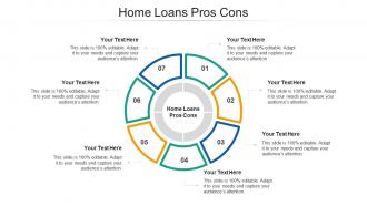 Home loans pros cons ppt powerpoint presentation portfolio show cpb