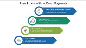 Home loans without down payments ppt powerpoint presentation layouts show cpb