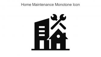 Home Maintenance Monotone Icon In Powerpoint Pptx Png And Editable Eps Format
