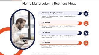 Home Manufacturing Business Ideas In Powerpoint And Google Slides Cpb