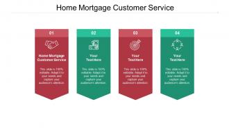 Home mortgage customer service ppt powerpoint presentation portfolio sample cpb