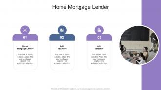 Home Mortgage Lender In Powerpoint And Google Slides Cpb