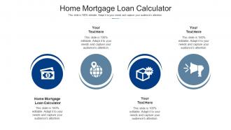 Home mortgage loan calculator ppt powerpoint presentation gallery background cpb