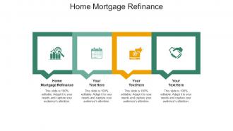 Home mortgage refinance ppt powerpoint presentation portfolio show cpb