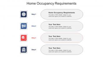 Home occupancy requirements ppt powerpoint presentation slide portrait cpb
