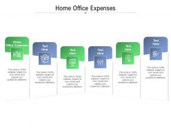 Home office expenses ppt powerpoint presentation icon layouts cpb