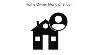 Home Owner Monotone Icon In Powerpoint Pptx Png And Editable Eps Format