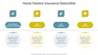 Home Owners Insurance Deductible In Powerpoint And Google Slides Cpb