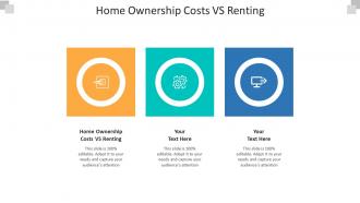 Home ownership costs vs renting ppt powerpoint presentation summary cpb