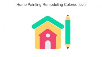 Home Painting Remodeling Colored Icon In Powerpoint Pptx Png And Editable Eps Format