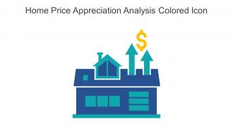 Home Price Appreciation Analysis Colored Icon In Powerpoint Pptx Png And Editable Eps Format