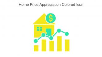 Home Price Appreciation Colored Icon In Powerpoint Pptx Png And Editable Eps Format