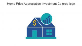 Home Price Appreciation Investment Colored Icon In Powerpoint Pptx Png And Editable Eps Format