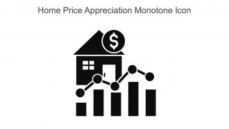 Home Price Appreciation Monotone Icon In Powerpoint Pptx Png And Editable Eps Format