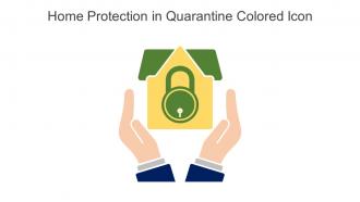Home Protection In Quarantine Colored Icon In Powerpoint Pptx Png And Editable Eps Format