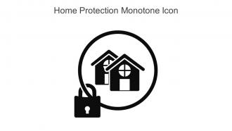 Home Protection Monotone Icon In Powerpoint Pptx Png And Editable Eps Format