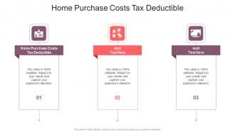 Home Purchase Costs Tax Deductible In Powerpoint And Google Slides Cpb
