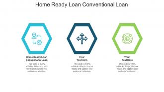 Home ready loan conventional loan ppt powerpoint presentation file diagrams cpb