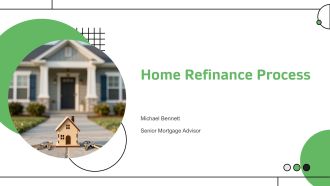 Home Refinance Process PPT Template VA