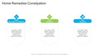 Home Remedies Constipation In Powerpoint And Google Slides Cpb