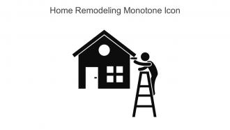 Home Remodeling Monotone Icon In Powerpoint Pptx Png And Editable Eps Format