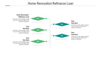 Home renovation refinance loan ppt powerpoint presentation layouts graphics tutorials cpb