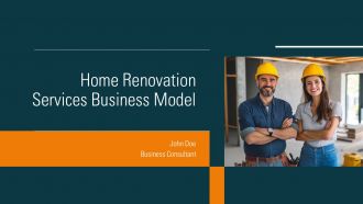 Home Renovation Services Business Model PPT Example ST AI