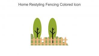 Home Restyling Fencing Colored Icon In Powerpoint Pptx Png And Editable Eps Format