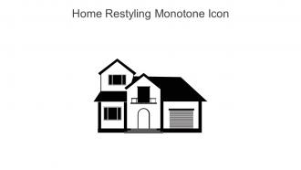 Home Restyling Monotone Icon In Powerpoint Pptx Png And Editable Eps Format