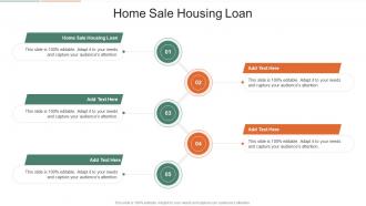 Home Sale Housing Loan In Powerpoint And Google Slides Cpb