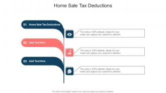 Home Sale Tax Deductions In Powerpoint And Google Slides Cpb
