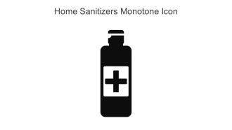 Home Sanitizers Monotone Icon In Powerpoint Pptx Png And Editable Eps Format