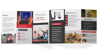 Home Security Services Brochure Trifold