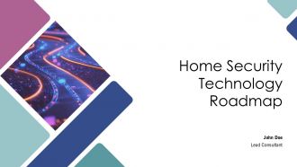 Home Security Technology Roadmap PPT Structure AT