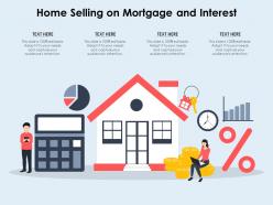Home selling on mortgage and interest