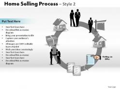 Home selling process style 2 powerpoint presentation slides
