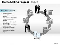 Home selling process style 2 powerpoint presentation slides