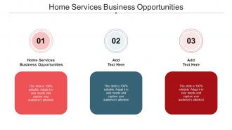 Home Services Business Opportunities Ppt Powerpoint Presentation Slides Example Cpb