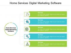 Home services digital marketing software ppt powerpoint presentation infographic template examples cpb