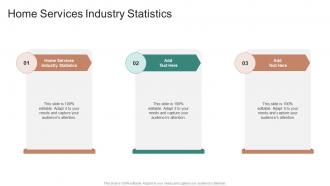 Home Services Industry Statistics In Powerpoint And Google Slides Cpb