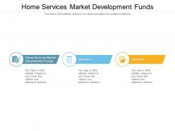 Home services market development funds ppt powerpoint presentation inspiration guidelines cpb